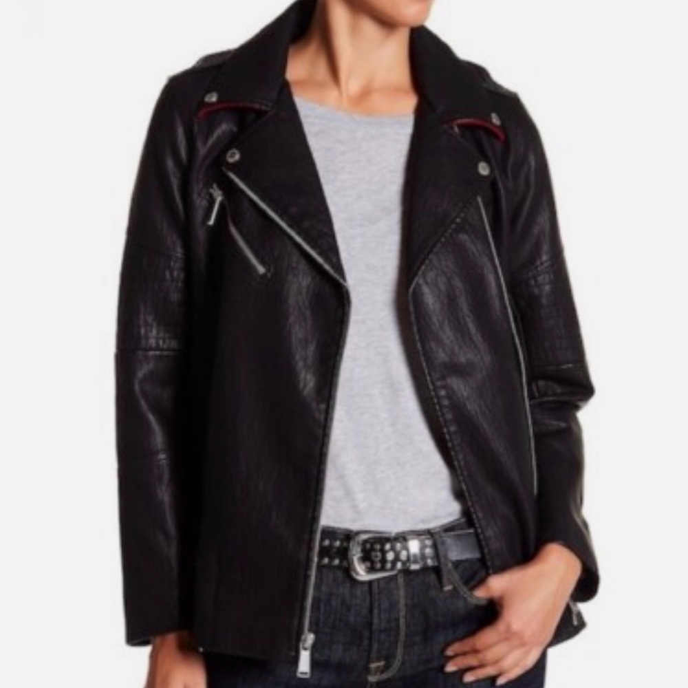 BCBGeneration Black Leather Jacket